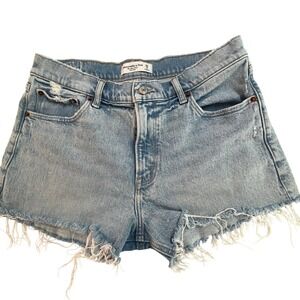 The Mom Short Mid Rise Denim Size 29